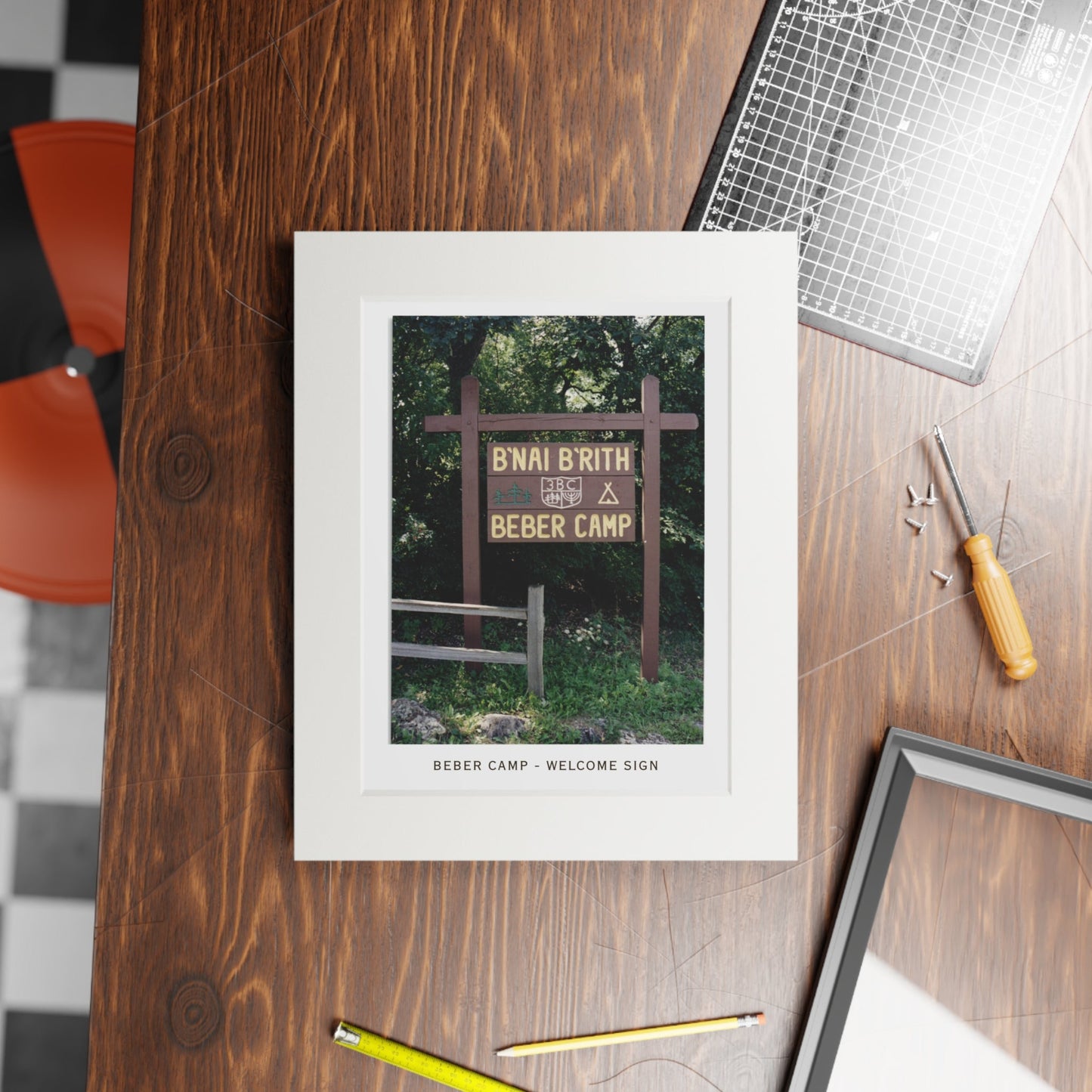 Beber Sign - Framed Print