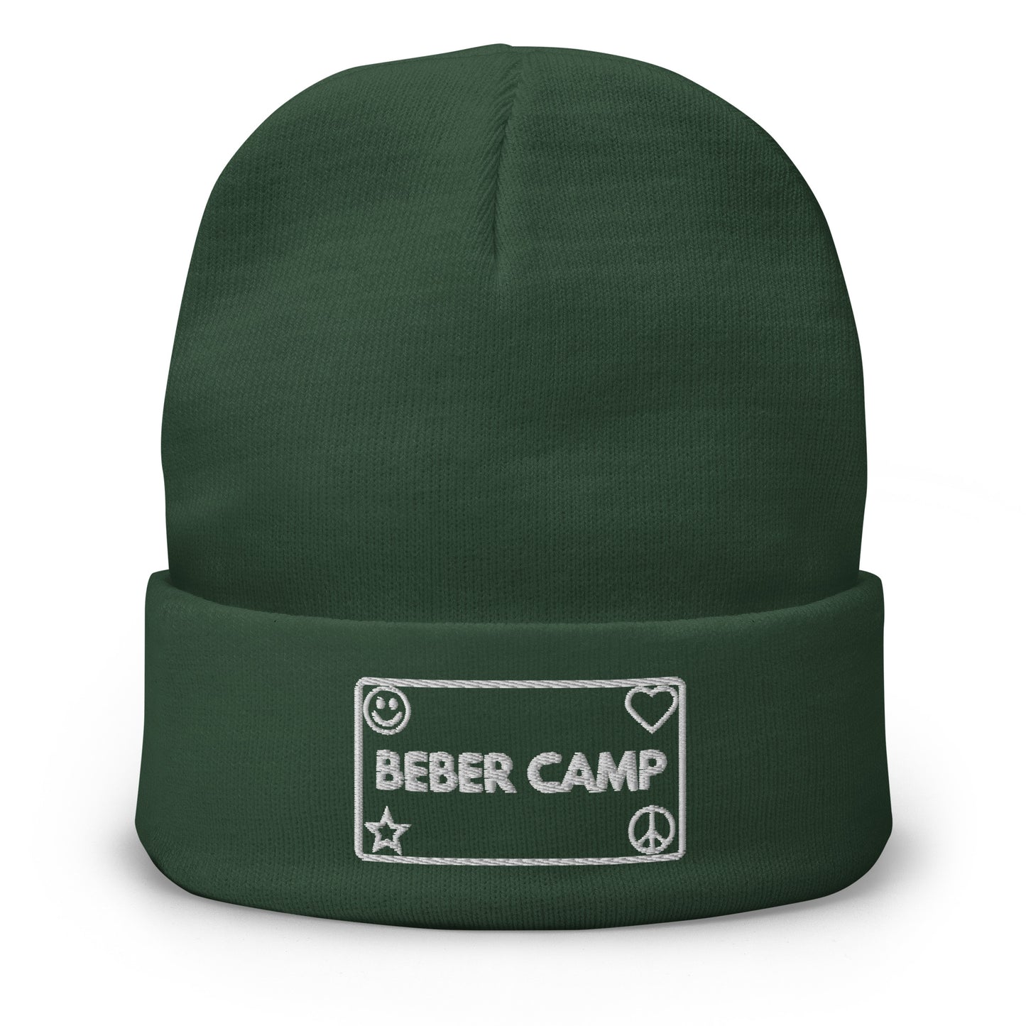 Beber Emoji Embroidered Beanie