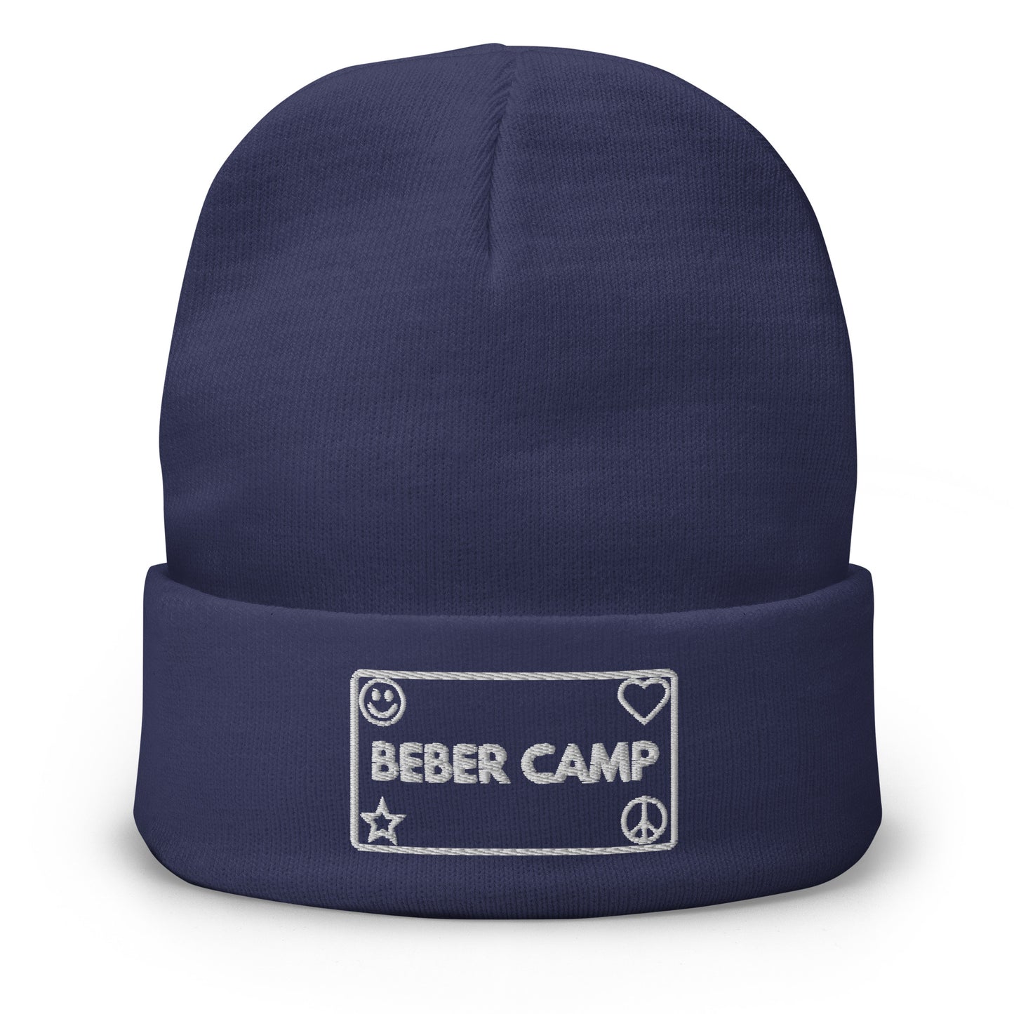 Beber Emoji Embroidered Beanie