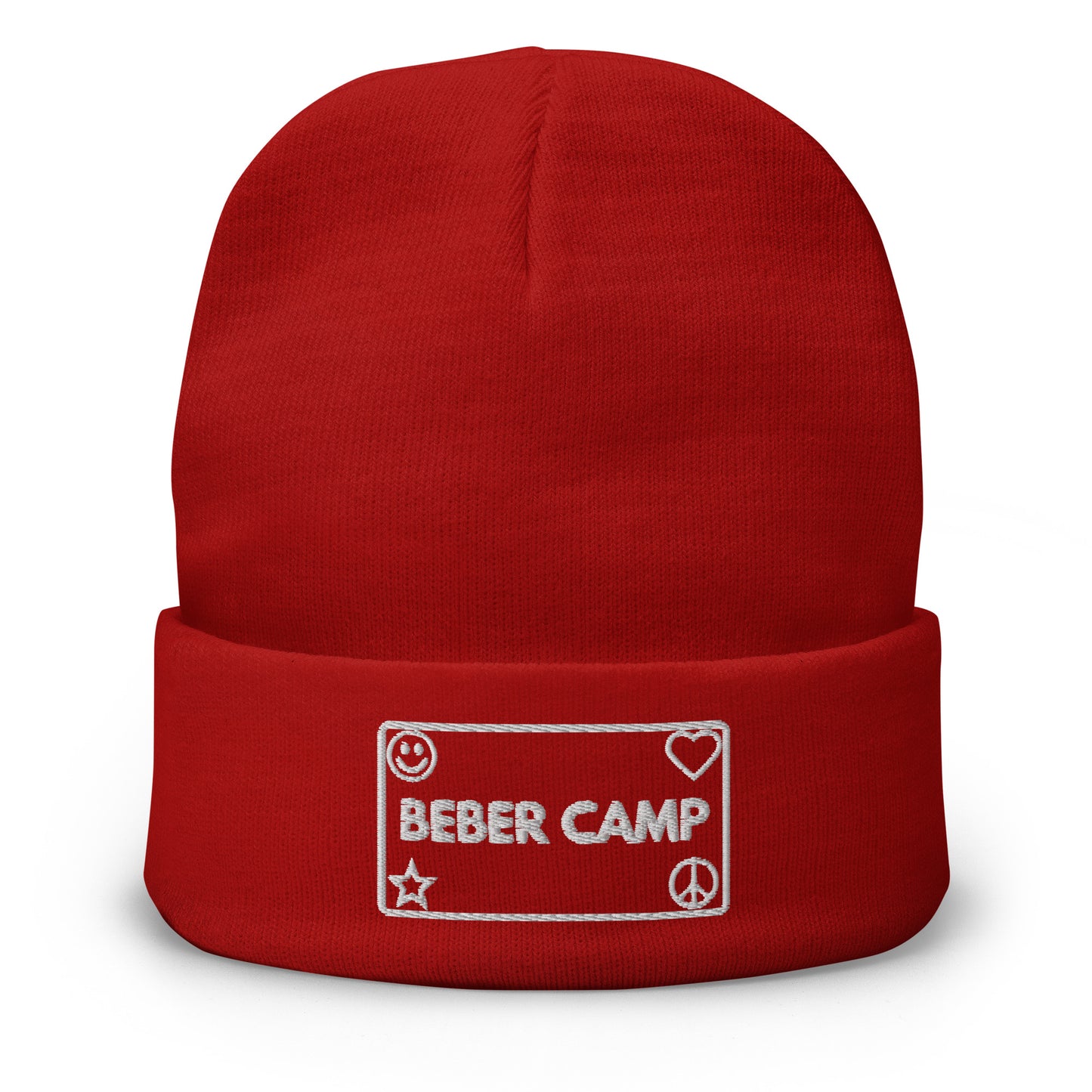 Beber Emoji Embroidered Beanie