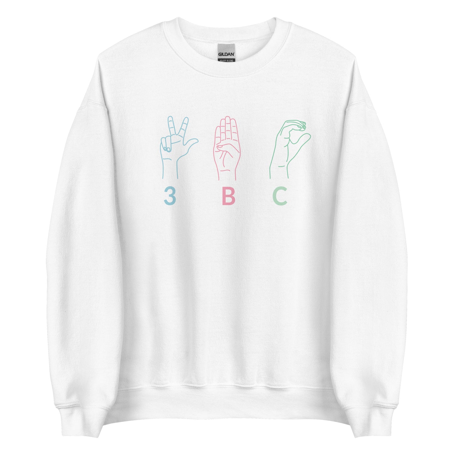 3BC ASL Adult Unisex Sweatshirt