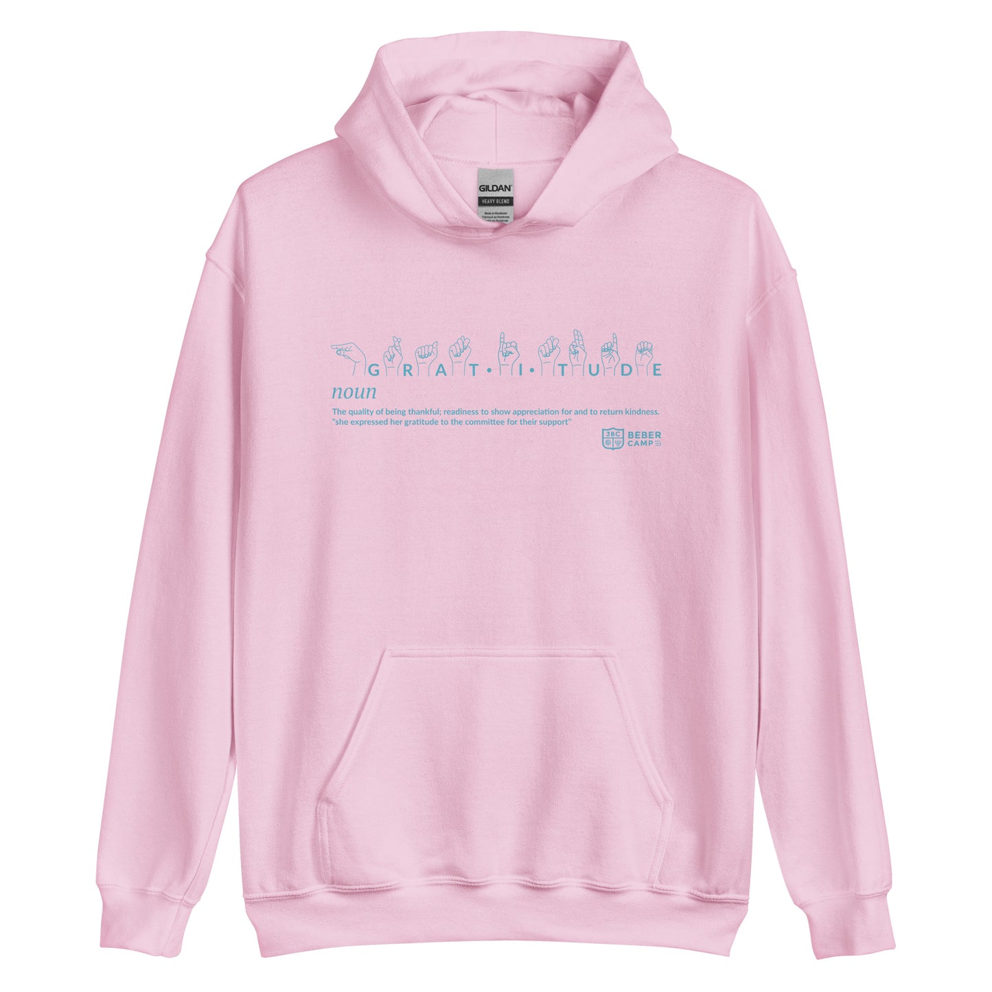Gratitude ASL Adult Unisex Hoodie