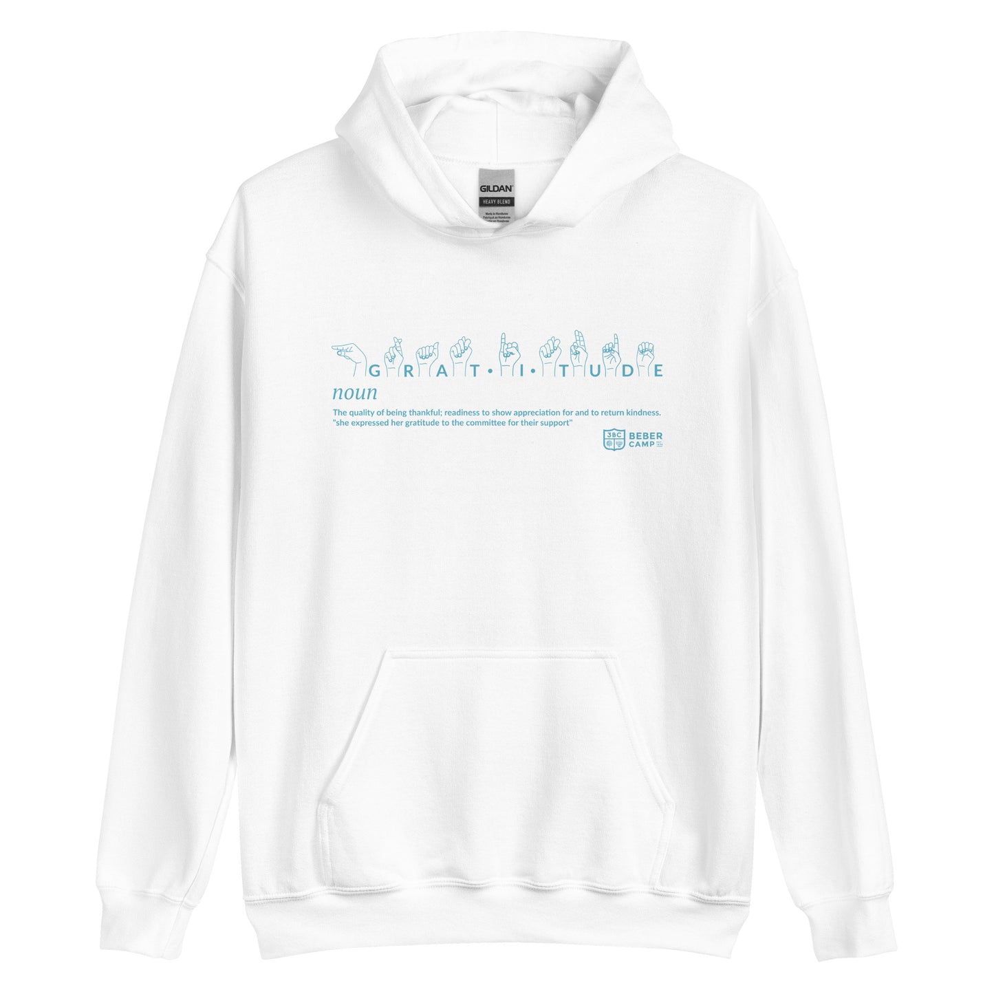 Gratitude ASL Adult Unisex Hoodie