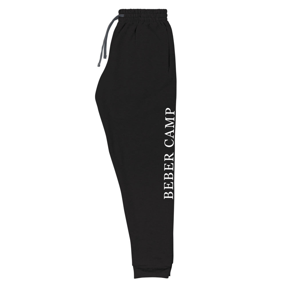 53149 White Print Unisex Adult Joggers