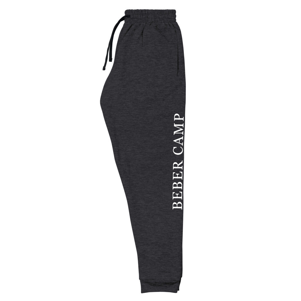 53149 White Print Unisex Adult Joggers