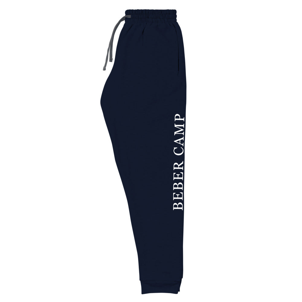 53149 White Print Unisex Adult Joggers