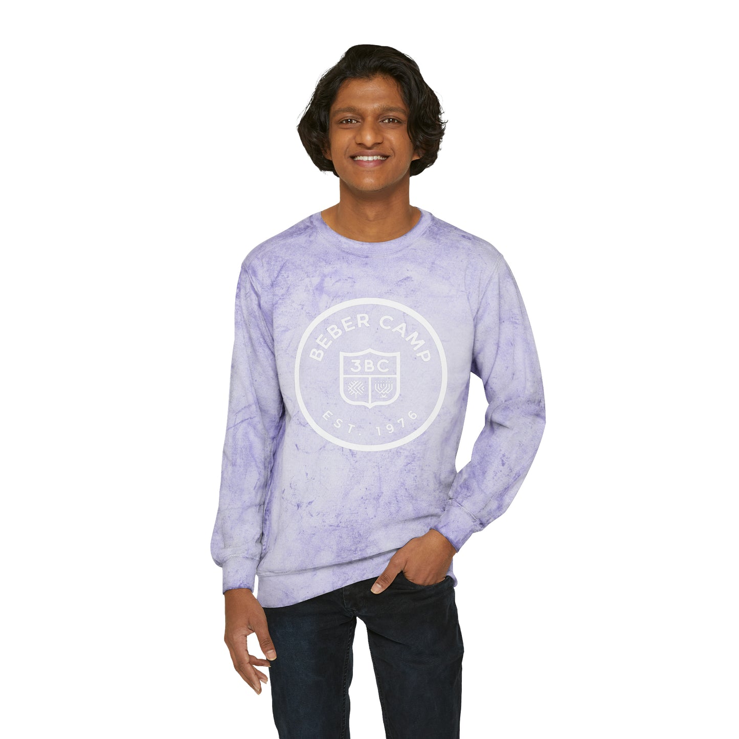 Color Blast Adult Crewneck Sweatshirt