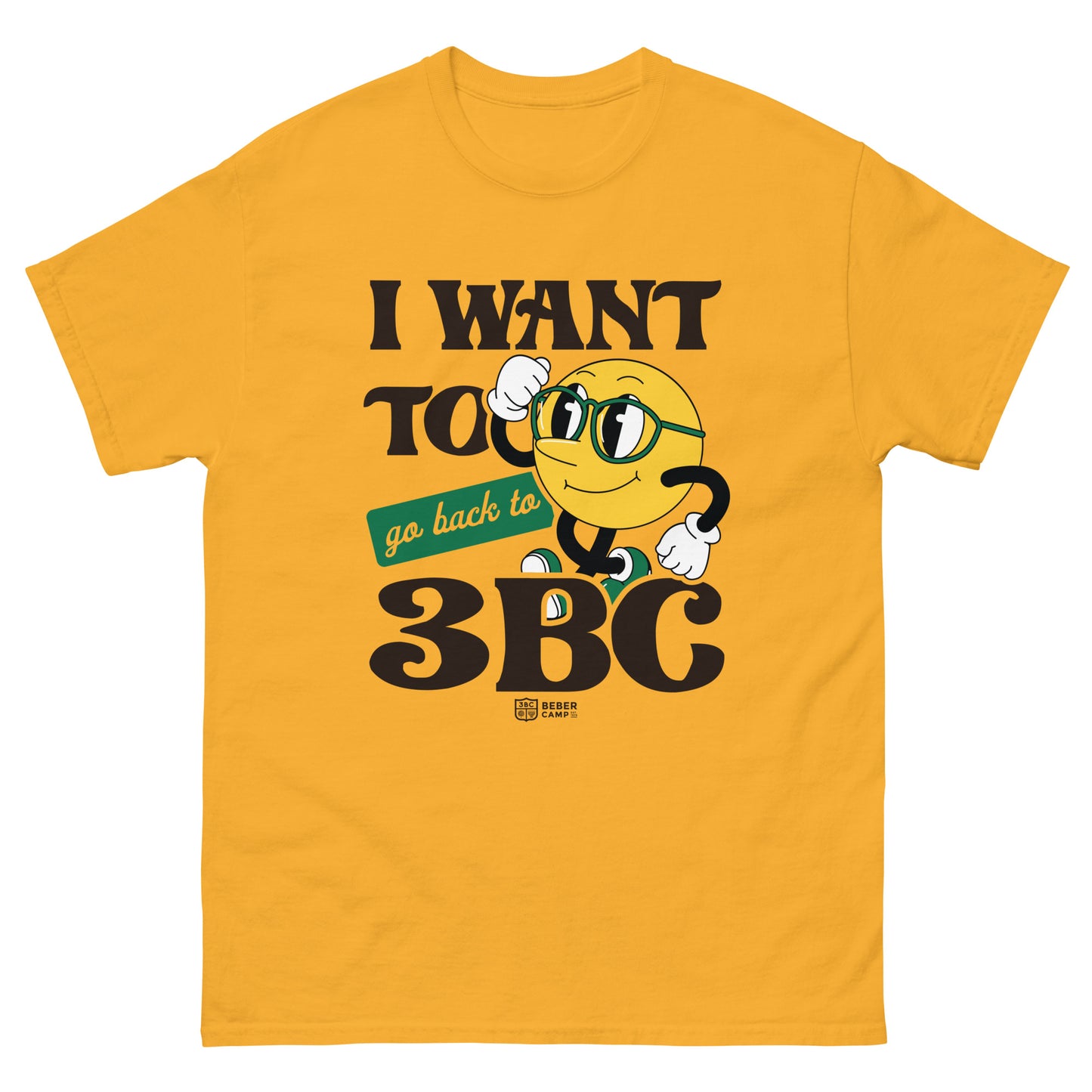 I Want To Go Back To 3BC (Retro) Adult T-Shirt