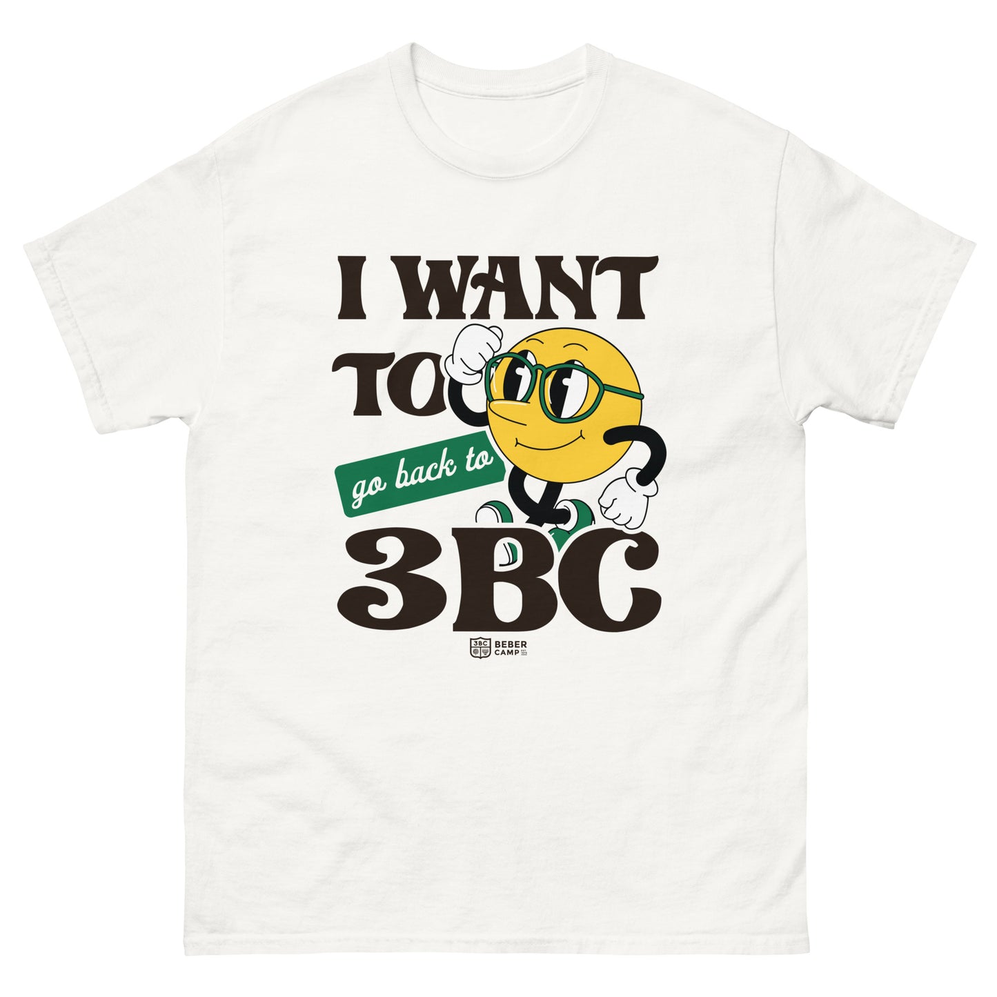 I Want To Go Back To 3BC (Retro) Adult T-Shirt