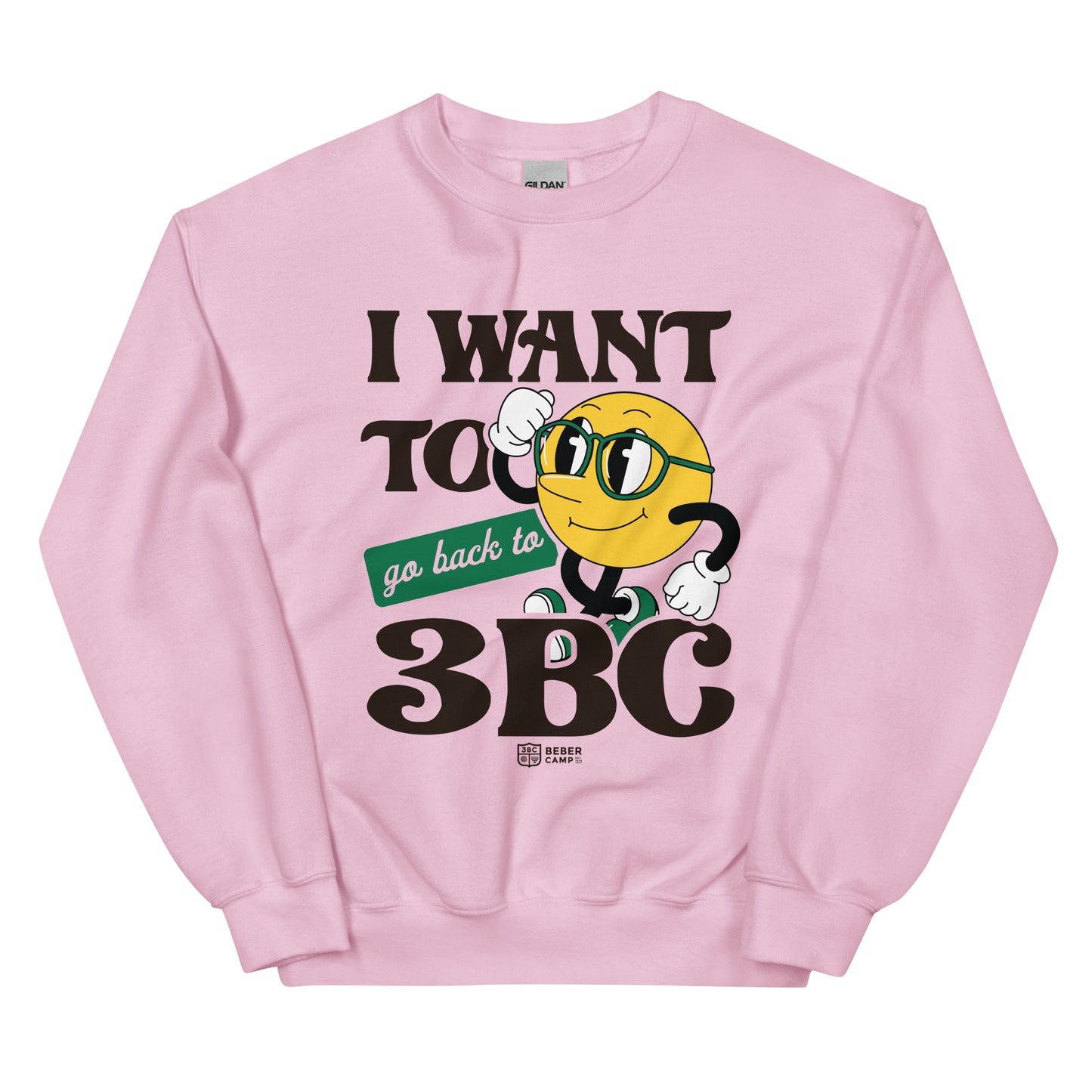 I Want To Go Back To 3BC (Retro) Adult Sweatshirt
