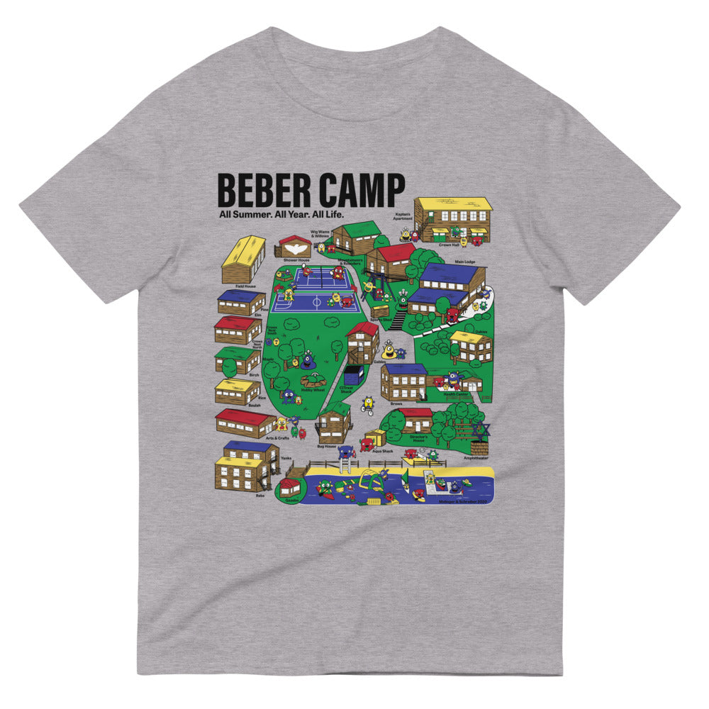 Beber Camp Map Unisex Adult T-Shirt