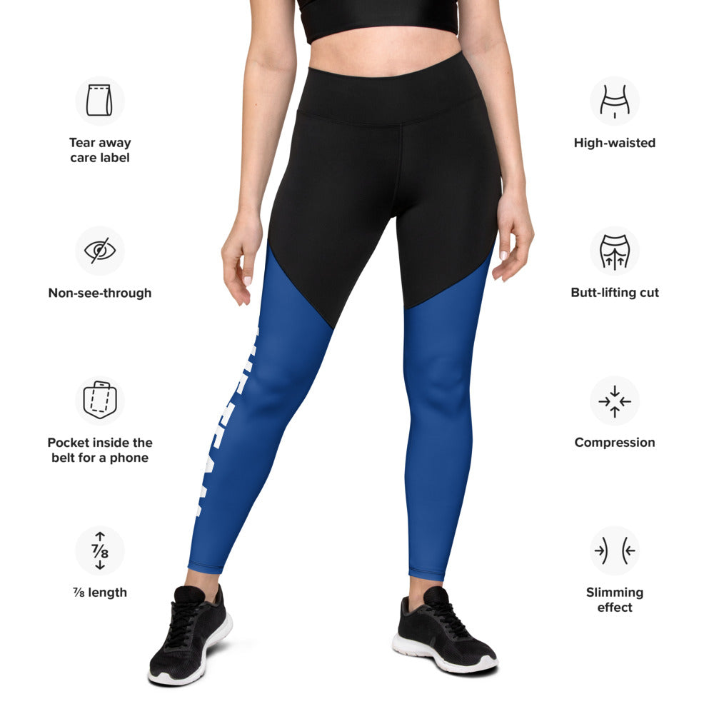Smart Pocket Full Length Gym Tights in Black | Active Truth™