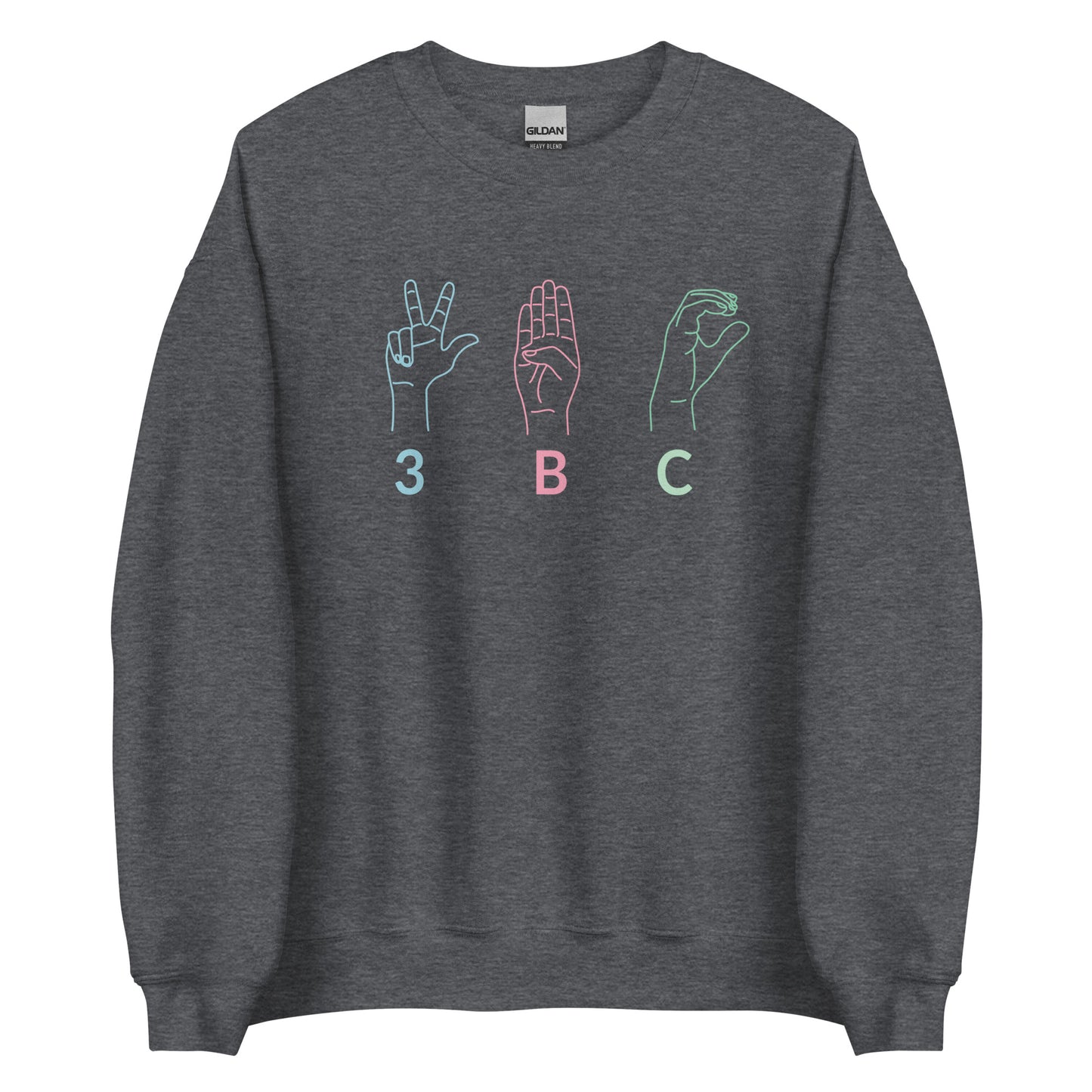 3BC ASL Adult Unisex Sweatshirt