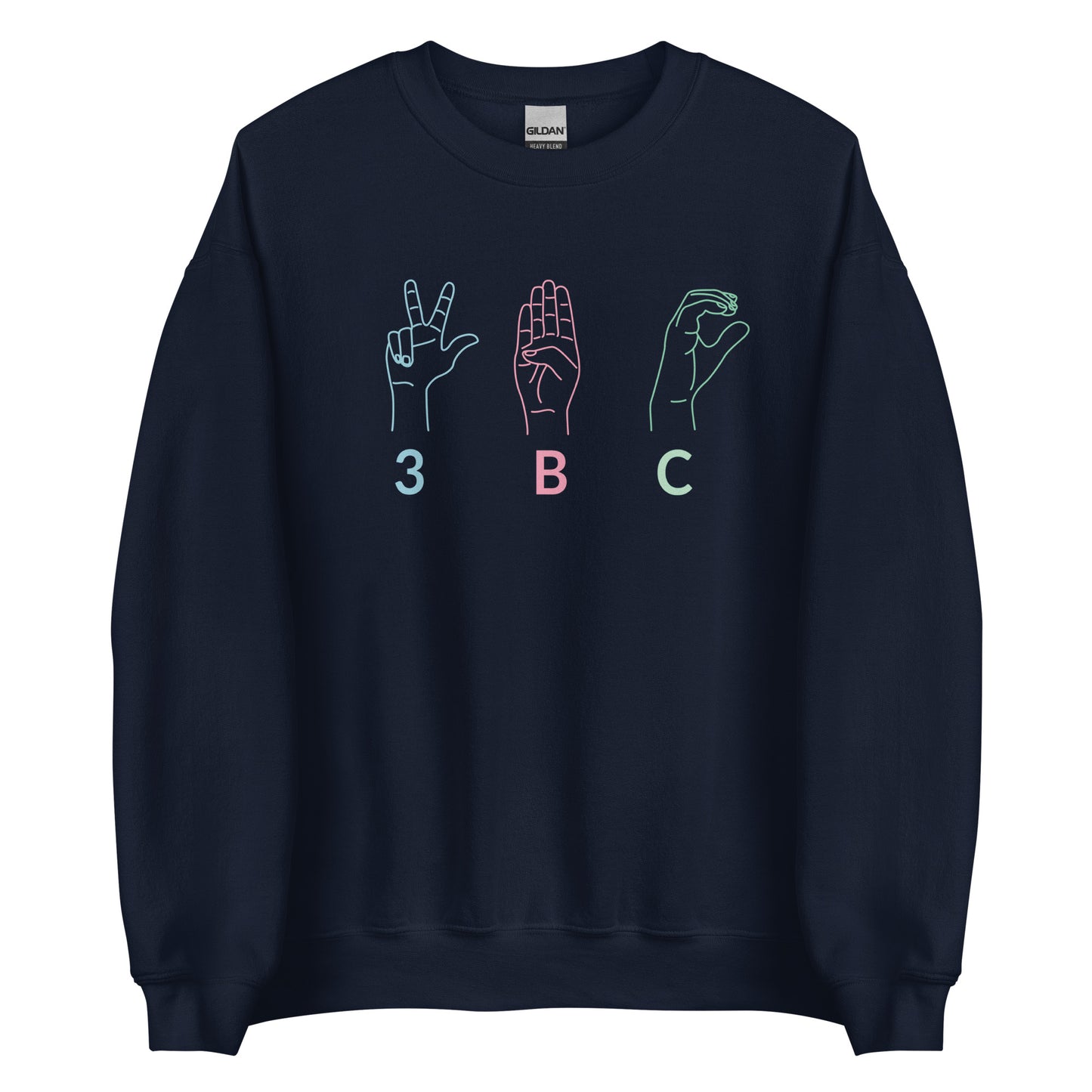 3BC ASL Adult Unisex Sweatshirt