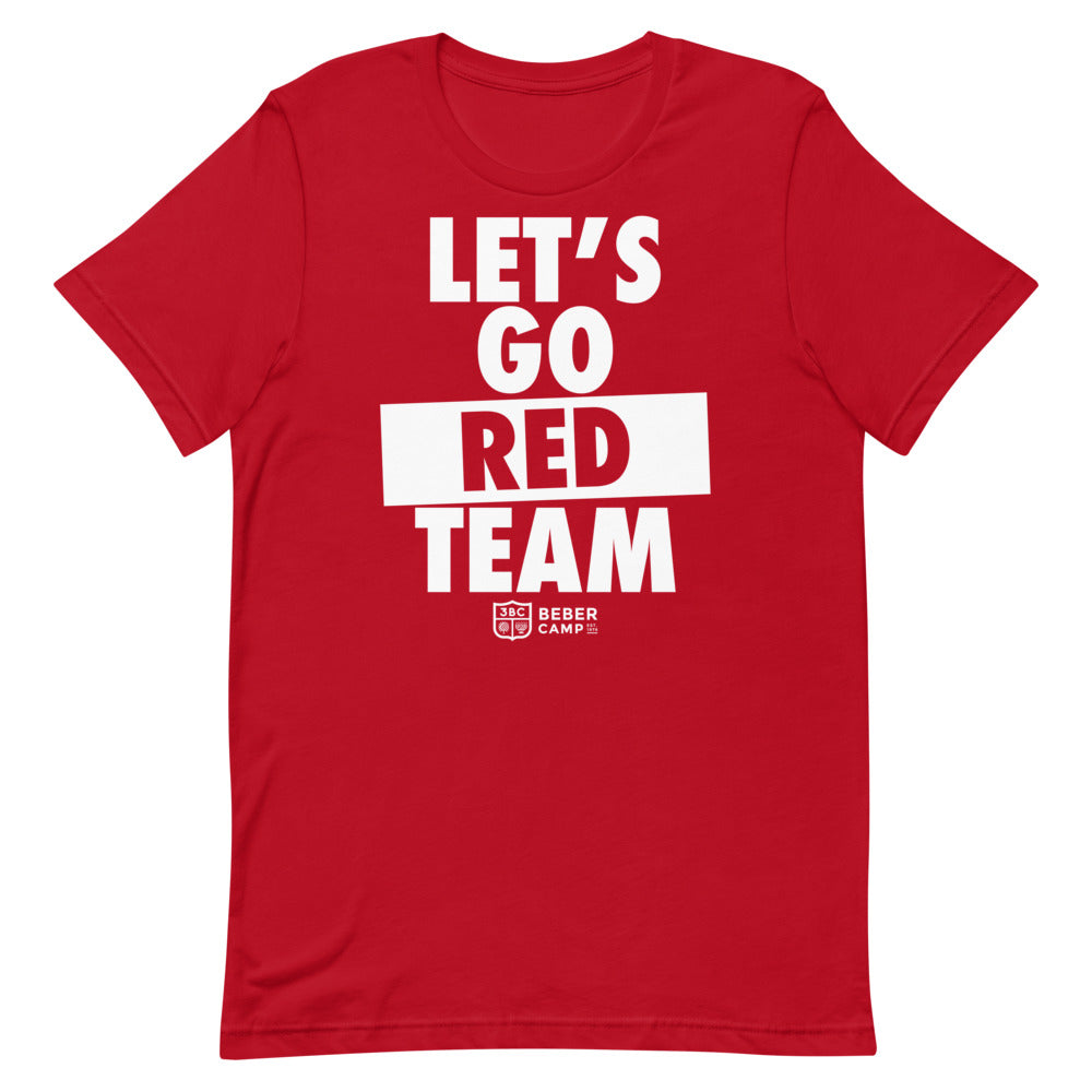 Let's Go (Red) Adult Unisex T-Shirt